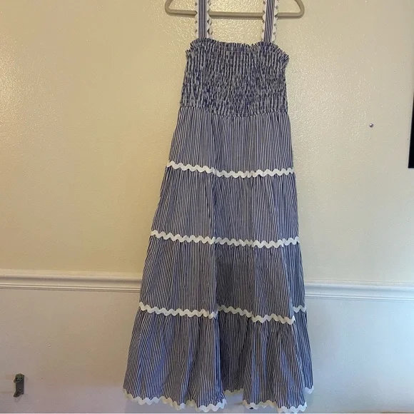 🍋Knox rose entro boho cottagecore peasant pleated dress bundle women’s L - Picture 2 of 16